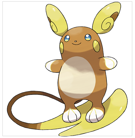 The Alolan Raichu.