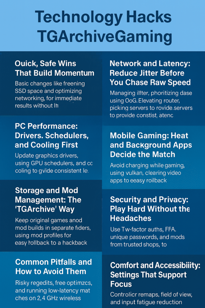 technology hacks tgarchivegaming