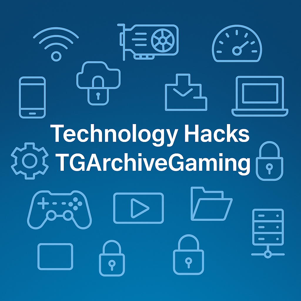 Technology Hacks TGArchiveGaming
