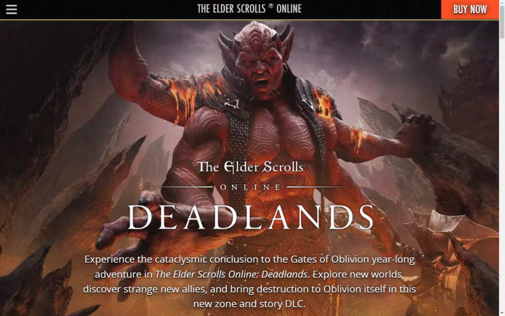 Elder Scrolls Online Deadlands Expansion