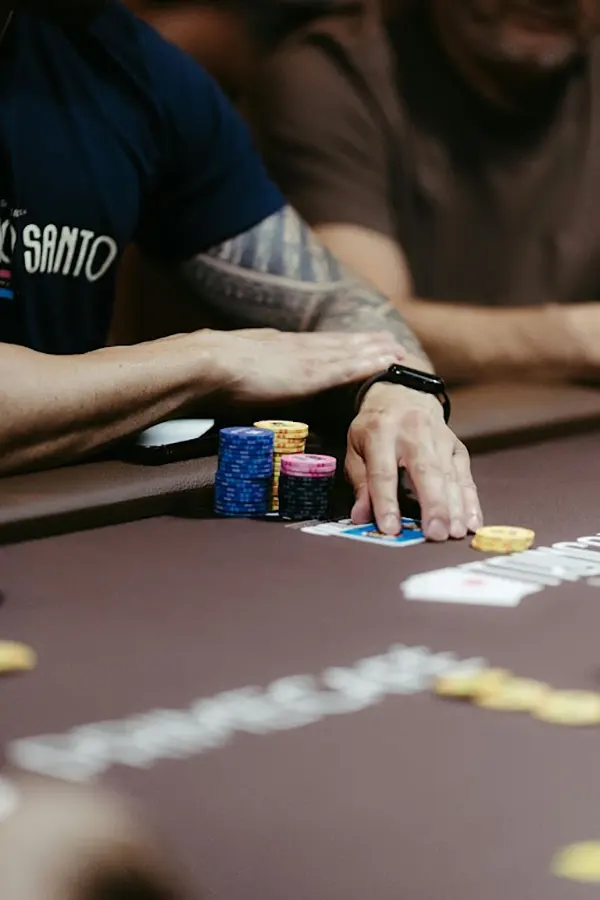  A Person Playing Poker